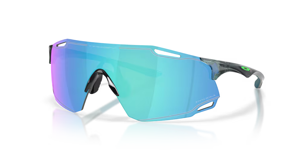 Oakley Cybr Dyno Sunglasses (Polished Black/Prizm Sapphire)