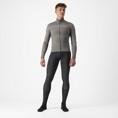 Castelli Pro Thermal Mid LS Mens Cycling Jersey (Nickel Grey)