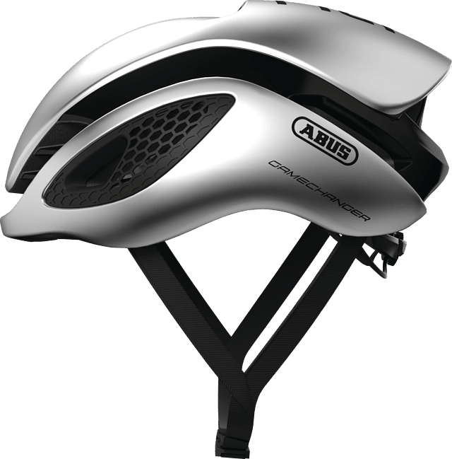 Abus Game Changer Road Cycling Helmet (Gleam Silver)