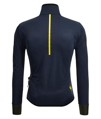 Santini Le Maillot Jaune Rain Jacket (Blue)