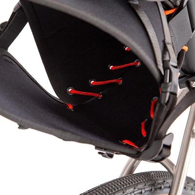 Restrap Saddle Bag (Black/Orange)
