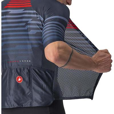 Castelli Climbers 3.0 Mens Cycling Jersey (Savile Blue/Red)