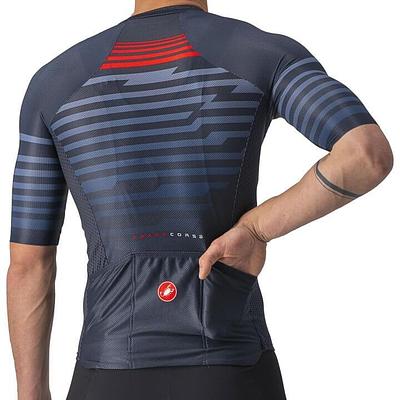 Castelli Climbers 3.0 Mens Cycling Jersey (Savile Blue/Red)