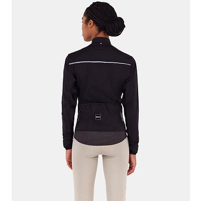 Santini Ready To Ride Wind Cycling Jacket (Black)
