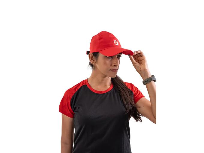 Apace Streak Unisex Running Cap (Red)