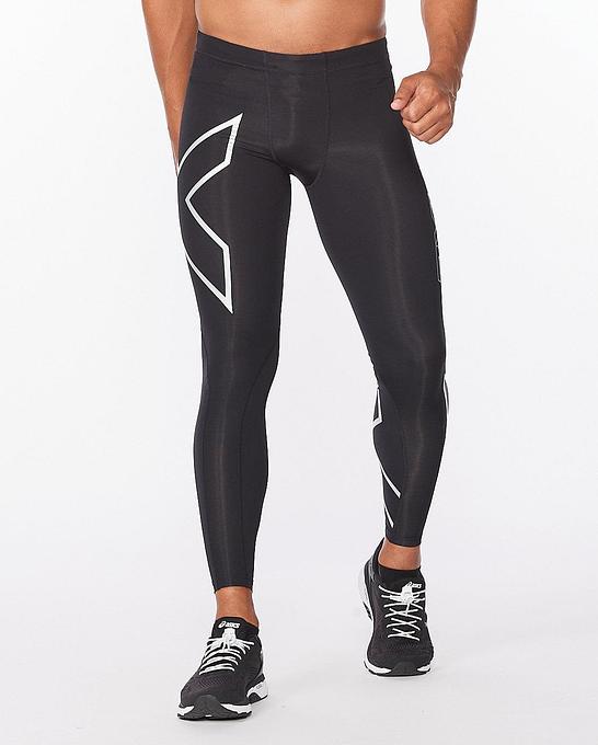 2XU MA3849B Core Men's Compression Tights (Black/Silver)