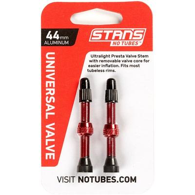 Stans NoTubes Universal Presta Valve Stem Pair (Red)