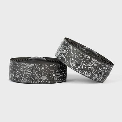 Burgh Ossa White Bar Tape (Black/Gloss)
