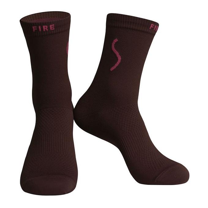 Monton Fire Men' Cycling Socks (Red)