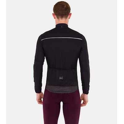 Santini Ready To Ride Wind Cycling Jacket (Black)