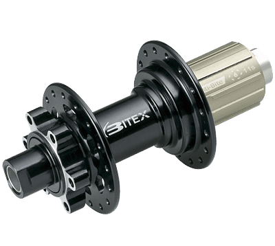 Bitex MTR12 135mm Disc Brake Rear Hub (Black)