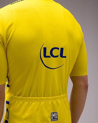 Santini TDF Leader Mens Cycling Jersey (Yellow)