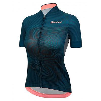 Santini Delta Vortex Women's Cycling Jersey (Teal)