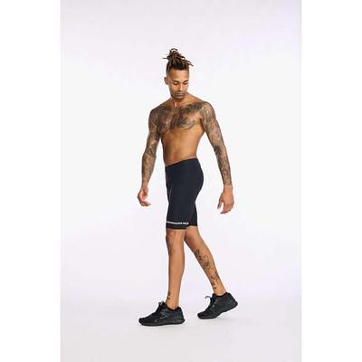 2XU MT6430B Aero 9 Inch Men's Triathlon Shorts (Black/White)