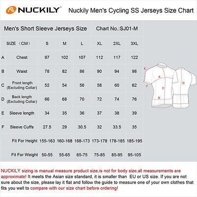 Nuckily MA002 Mens Cycling Jersey (White/Blue)