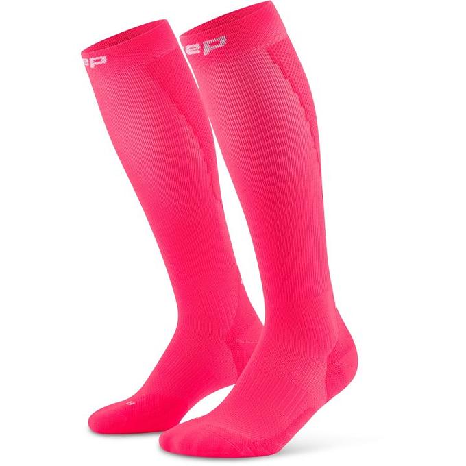 CEP Compression Core Run Tall 5.0 Women's Compression Socks (Pink)