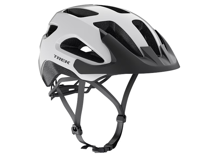 Trek Solstice Road Cycling Helmet (Gloss Crystal White)