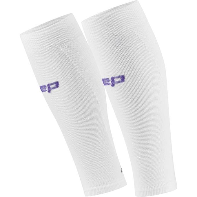 CEP Compression Core Run Ultralight 4.0 Men's Calf Sleeves (White)