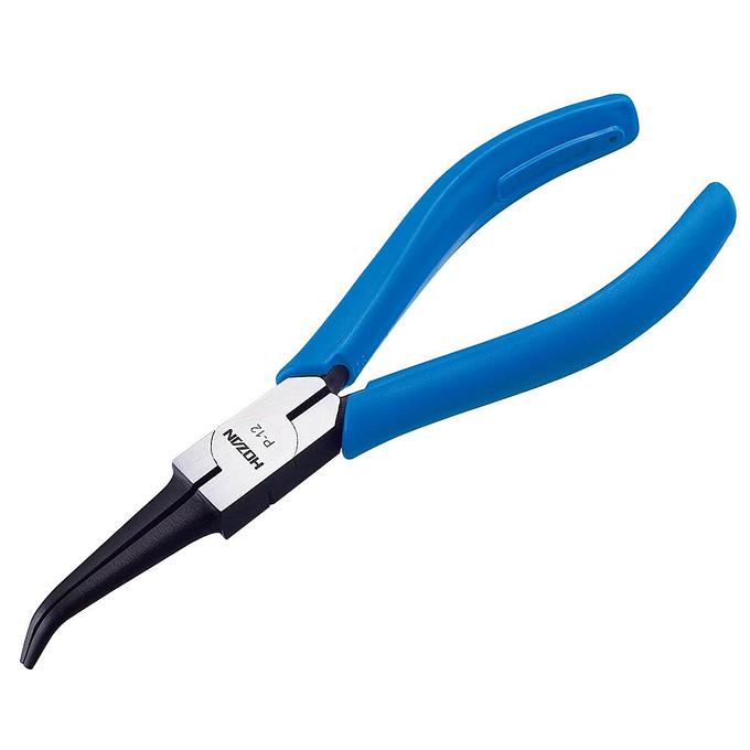 Hozan P-12 Bent Needle Nose Pliers