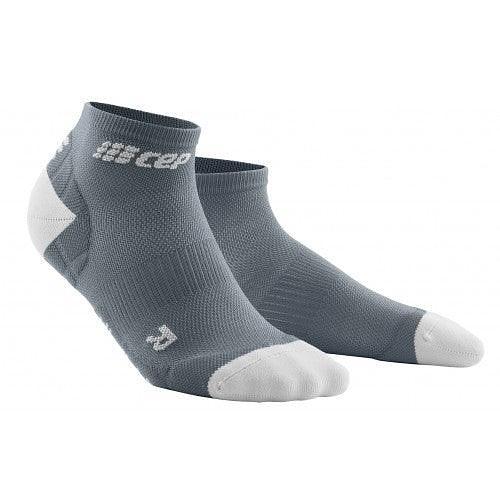 CEP Compression Ultralight Low Cut Women's Compression Socks (Grey/Light Grey)
