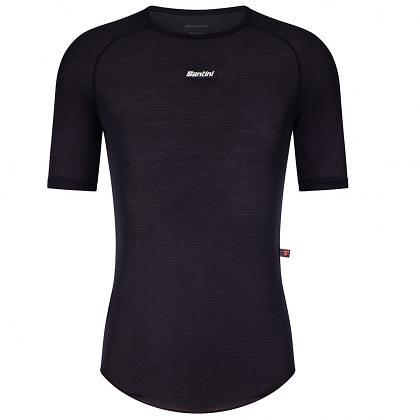 Santini Dry Winter Unisex Cycling Baselayer (Black)