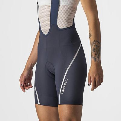 Castelli Velocissima 3 Women's Cycling Bibshorts (Savile Blue/Silver)