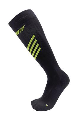 Gambitt Endurance Tall Unisex Compression Socks (Black/Green)
