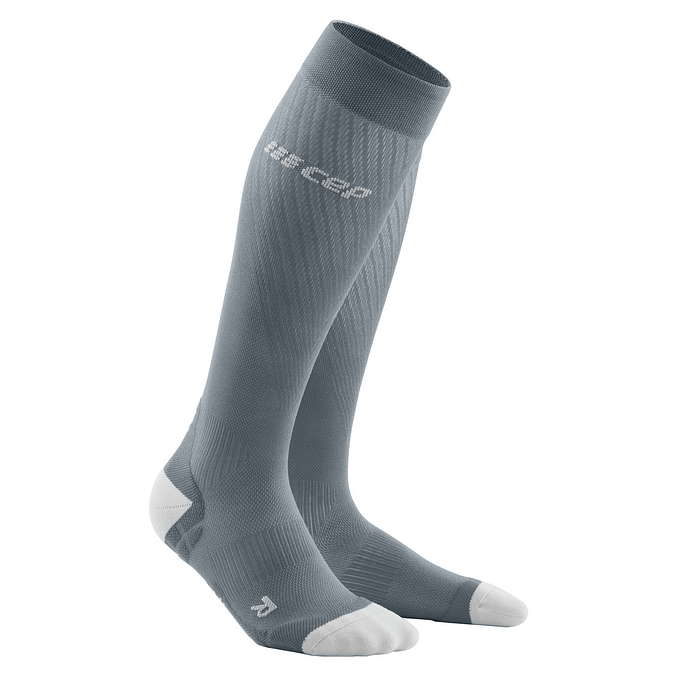 CEP Compression Ultralight Tall Compression Women's Compression Socks (Grey/Light Grey)