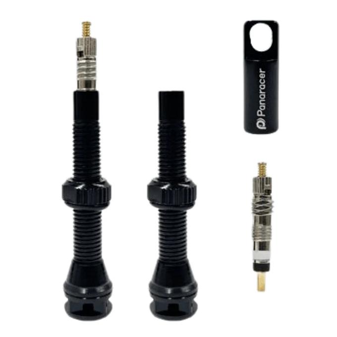 Panaracer Tubeless Valve Presta Removable Core (Black)