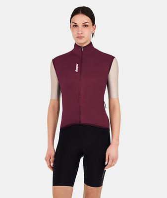 Santini Magic Unisex Cycling Rain Vest (Burgundy)