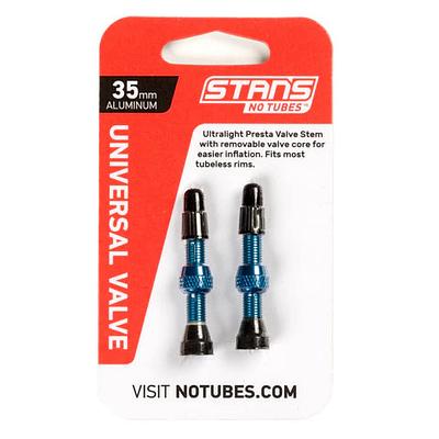 Stans NoTubes Universal Presta Valve Stem Pair (Blue)