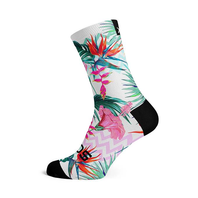 Sox Footwear Pastel Paradise Casual Crew Unisex Socks (Print)