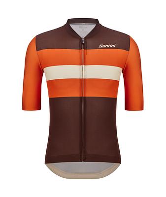 Santini Bengal Unisex Cycling Jersey (Rust)