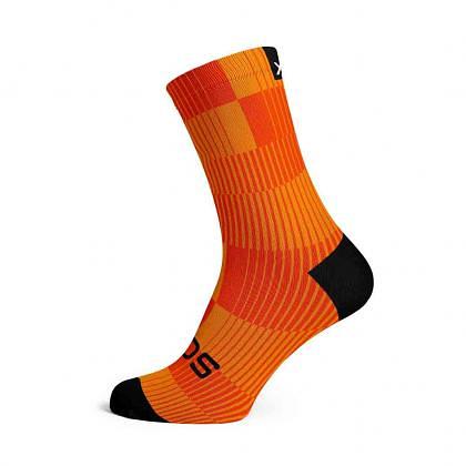Sox Footwear Slight Orange Unisex Multi Sport Socks (Print)