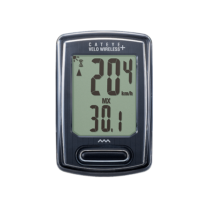 Cateye Velo Wireless+ Cyclocomputer (Black)