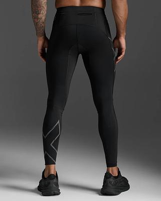 2XU MA5305B Light Speed Men's Compression Tights (Black/Black Reflective)