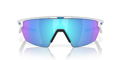 Oakley Sphaera Sport Sunglasses (Prizm Sapphire/Matte White)