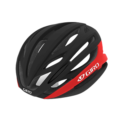 Giro Syntax MIPS Road Cycling Helmet (Matte Black/Bright Red)