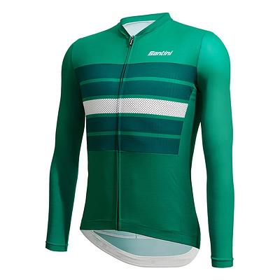 Santini Eco Sleek Bengal Men's Cycling Jersey (Green)