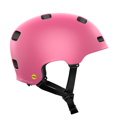POC Crane MIPS Road Cycling Helmet (Actinium Pink Matt)