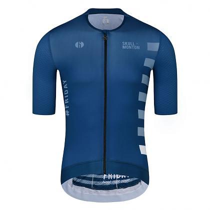 Monton Friday II Men's Cycling Jersey (Blue/Grey)