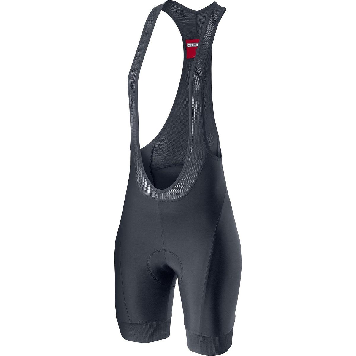 Castelli Prima Women's Cycling Bibshorts (Dark Steel Blue/Brilliant Pink)