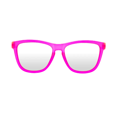 Craycol Pink Party Sunglasses (Icy White Reflective/Transparent Pink)