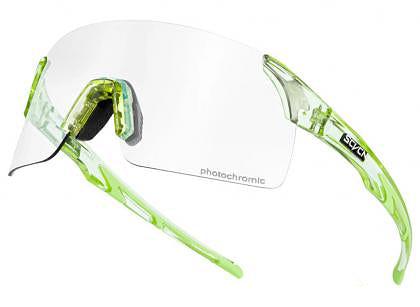 Kapvoe Scvcn X142 Sport Sunglasses (Black/Green)