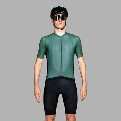 Bioracer Sprinter Coldblack Mens Cycling Jersey (Light Olive)