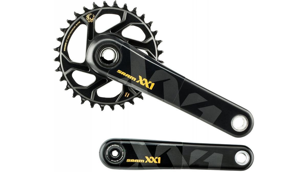 SRAM XX1 Eagle DM GXP Crankset (Gold)