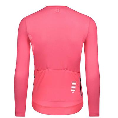 Monton Tuesday Long Sleeve Men's Cycling Jersey (Pink)