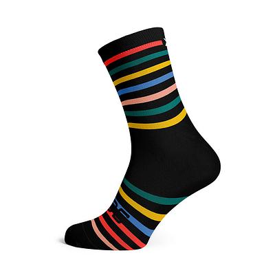 Sox Footwear Endurance Crew Unisex Running Sockss (Print)