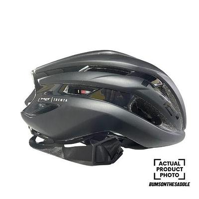 [Refurbished] MET Trenta CE Road Cycling Helmet (Black Matt/Glossy)