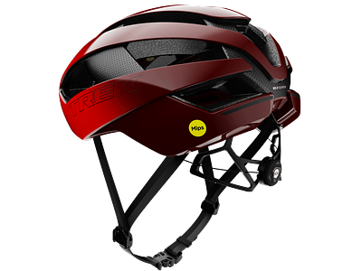 Trek Velocis MIPS Road Cycling Helmet (Viper Red/Cobra Blood)